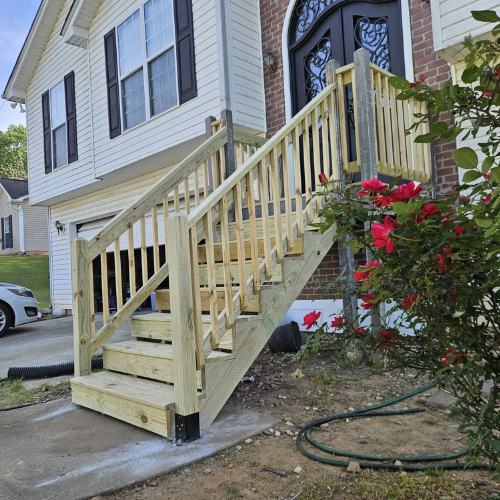 Square Entrance Stairs Image
