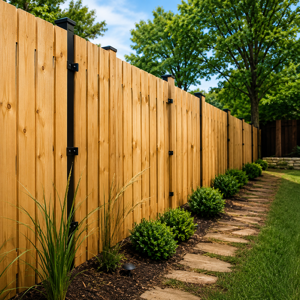 Privacy Fence Wood Privacy Fence