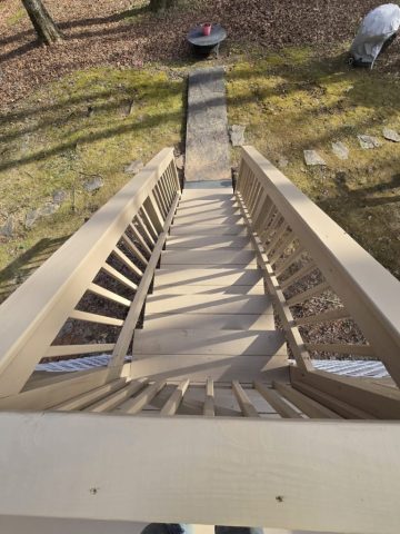 Stairs from Deck Stairs from Deck
